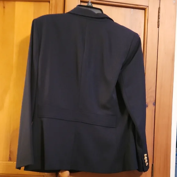Lauren Ralph Lauren Black Blazer with Gold Accents - Picture 5 of 6